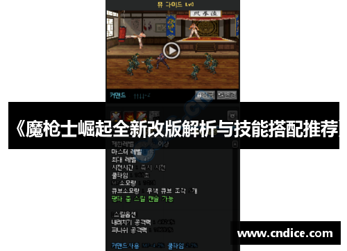 《魔枪士崛起全新改版解析与技能搭配推荐》